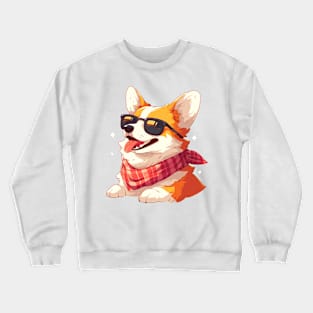 cool corgi Crewneck Sweatshirt